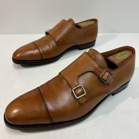 NEW HEELS Crockett & Jones x Polo Ralph Lauren Double Monk Strap England 10.5 D - Picture 6 of 12